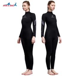 Wetsuit Women Men 3mm Neoprene Dive Wet Suit for Cold Water Full Body Thermal Swimsuit for Adults Snorkel Scuba Diving Suits