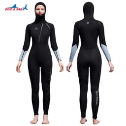 Wetsuit Women Men 3mm Neoprene Dive Wet Suit for Cold Water Full Body Thermal Swimsuit for Adults Snorkel Scuba Diving Suits