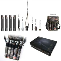 CEOI GWOK Hiking Stick Multi-functional Adjustable Walking Sticks All Your Outdoor Needs Durable Aluminum Alloy Trekking Poles