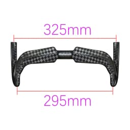 BALUGOE Carbon Cycling Track Handle Aerodynamics Bicycle Handlebar Fixed Toot Bike Handlebar 12K Shiny 31.8mm Sports UCI