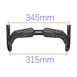 BALUGOE Carbon Cycling Track Handle Aerodynamics Bicycle Handlebar Fixed Toot Bike Handlebar 12K Shiny 31.8mm Sports UCI