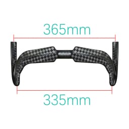 BALUGOE Carbon Cycling Track Handle Aerodynamics Bicycle Handlebar Fixed Toot Bike Handlebar 12K Shiny 31.8mm Sports UCI