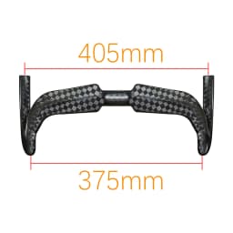 BALUGOE Carbon Cycling Track Handle Aerodynamics Bicycle Handlebar Fixed Toot Bike Handlebar 12K Shiny 31.8mm Sports UCI