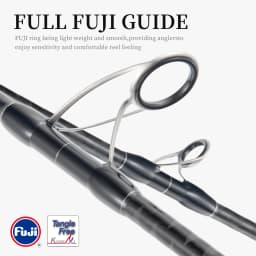 MADMOUSE BALLISTA Shore Jigging Rod 3.0m100H Portable Three Sections Full FUJI Parts Jig Weight 50-120g PE2-5 Ocean Rod