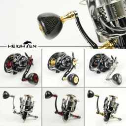 HEIGHTEN Carbon Fiber Reel Knob - 36mm Diameter, Ultra Lightweight Lure Fishing Modification Accessories