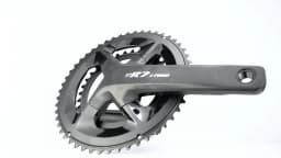 L-TWOO eR7 road bike crankset, one-piece molding technology, 24mm axle, 165/170 cranks, 50-34 chainrings, compatible with 11/12s