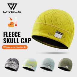 WRELS Fleece Watch Cap Beanie Hat Winter Skull Cap Warm Beanie Thick Windproof Lightweight for Running Skiing Cycling Sports