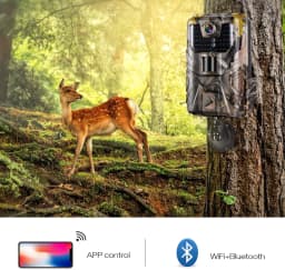 WIFI900 4k Wifi Hunting Cameras 940nm APP Surveillance Wireless Bluetooth Control Night Vision Wildlife Photo Traps Camera