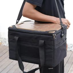36L Tactics Picnic Bag Waterproof Travel Organizer Thermal Pack with Tabletop Portable Camping Equipment Cookware Storage Box
