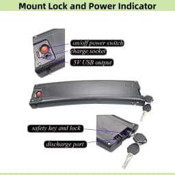 Reention Rapier IR-III 36V Totem Foldable Ebike Battery 7.8Ah 36V 10.5Ah for Tebco Motiv Stash Fischer Carrera Crosscity Ebike