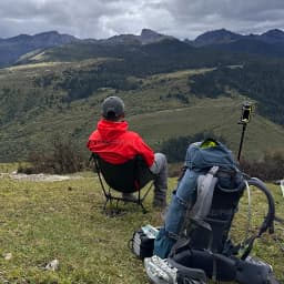 650g UHMWPE Folding Chair Ultralight Moon Chair for Camping Hiking Fishing Backpacking Trekking Equipment 100kg Load