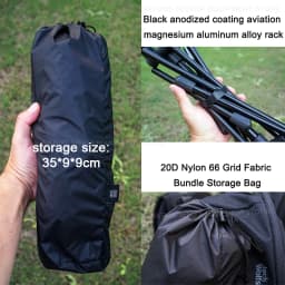 650g UHMWPE Folding Chair Ultralight Moon Chair for Camping Hiking Fishing Backpacking Trekking Equipment 100kg Load
