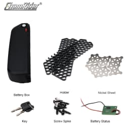 ChamRider HaiLong 2 Ebike Battery Box Electric Bike Down Tube Case with USB 5V Output 10S6P 13S5P Nickle Strips 65 Pcs