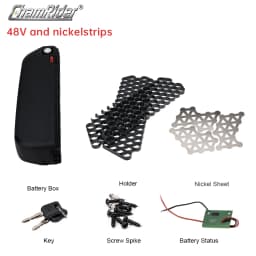 ChamRider HaiLong 2 Ebike Battery Box Electric Bike Down Tube Case with USB 5V Output 10S6P 13S5P Nickle Strips 65 Pcs