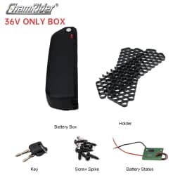 ChamRider HaiLong 2 Ebike Battery Box Electric Bike Down Tube Case with USB 5V Output 10S6P 13S5P Nickle Strips 65 Pcs