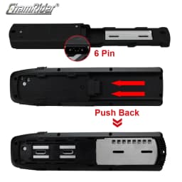 ChamRider HaiLong 2 Ebike Battery Box Electric Bike Down Tube Case with USB 5V Output 10S6P 13S5P Nickle Strips 65 Pcs