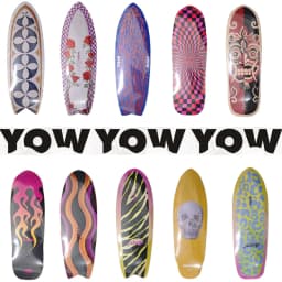 YOW Land Surf Skateboard Decks Only 31~32.5 Inch Full Canadian Maple Material Good Quality
