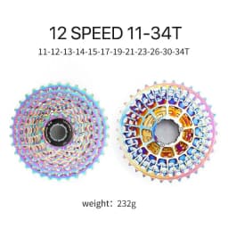 11 12 Speed SLR CNC Road Bike Cassette 11-28/32/34/36T Ultralight Gravel Freewheel Colorful Flywheel K7 Sprocket For Shimano HG