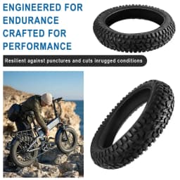 20x5.0 All-Terrain Off-Road Fat Tire for Electric Bicycle Widening Anti-Skid E-Bike Cycling Tyre Replacement Repair Parts