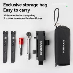 ROCKBROS Bicycle Repair Tools Kit Lightweight Portable Rachet Wrench Screwdrivers Bicycle Tire Levers Bike Maintenance Tools Set