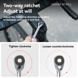 ROCKBROS Bicycle Repair Tools Kit Lightweight Portable Rachet Wrench Screwdrivers Bicycle Tire Levers Bike Maintenance Tools Set