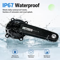 Leoseek Ultralight Power Meter Spider Bicycle Crank Cadence Powermeter 110BCD P67 For Shimano SRAM Cranksets For Road MTB Bikes