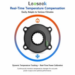 Leoseek Ultralight Power Meter Spider Bicycle Crank Cadence Powermeter 110BCD P67 For Shimano SRAM Cranksets For Road MTB Bikes