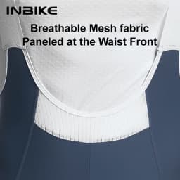 INBIKE Spring Women's Biking Bib Pants High Waist Road Cycling Pants Long with Padded Cushion for Long Riding Road Bike Toursers