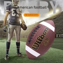 American Football Size 9 Adult 6 Youth 3 Kids with Net Bag Pump Needle Durable PU Official Size