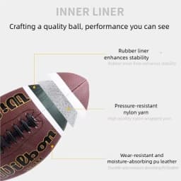 American Football Size 9 Adult 6 Youth 3 Kids with Net Bag Pump Needle Durable PU Official Size