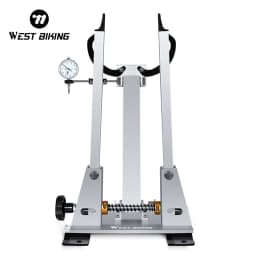 WEST BIKING Bicycle Wheel Truing Stand With Dial Indicator Gauge Tire Adjustment Rims Wheel Set MTB Road BMX Bike Repair Tools