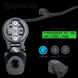 SYNCROS FRASER IC SL Series TOP Computer Mount CNC Aluminum Computer Bike Stand Handlebars and XC/DC/AN Series Aluminum Stem