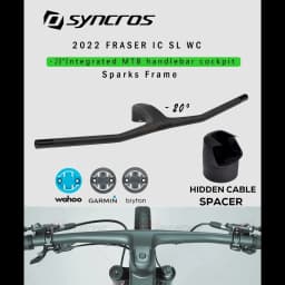 SYNCROS FRASER IC SL Series TOP Computer Mount CNC Aluminum Computer Bike Stand Handlebars and XC/DC/AN Series Aluminum Stem