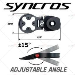 SYNCROS FRASER IC SL Series TOP Computer Mount CNC Aluminum Computer Bike Stand Handlebars and XC/DC/AN Series Aluminum Stem