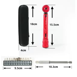 LITERIDE Bike Allen Key Spanner Torque Ratchet Wrench Portable Road Cycling Screwdriver Tyre Tool Set Bicycle Hand Repair Tools