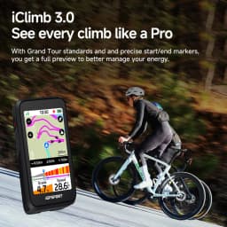 iGPSPORT BiNavi Air Touch Screen GPS Bike Computer Lightweight Colorful Display Cycling Navigator Bicycle Accessories
