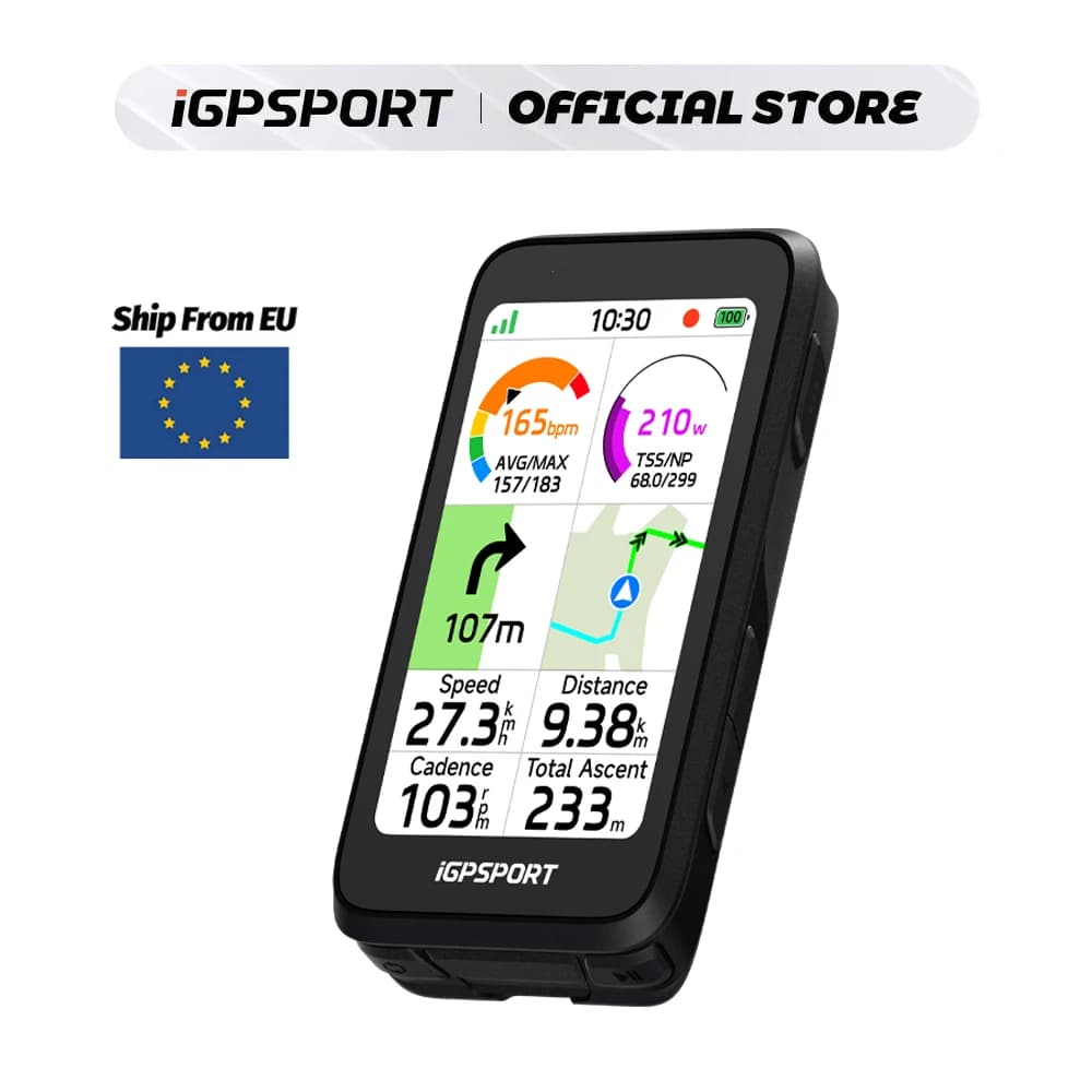 iGPSPORT BiNavi Air Touch Screen GPS Bike Computer Lightweight Colorful Display Cycling Navigator Bicycle Accessories