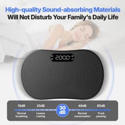 MERACH Vibration Plate for Weight Loss & Shaping 99 Speed Levels, Enhanced Vibration, Bluetooth Speaker, LED Touchscreen