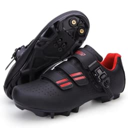 Men's Mountain Bike Shoes Riding Speed Sneakers Flats Road Riding Boots Clips Pedals Spd Mountain Bike Sneakers Women's Racing