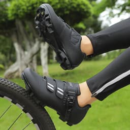 Men's Mountain Bike Shoes Riding Speed Sneakers Flats Road Riding Boots Clips Pedals Spd Mountain Bike Sneakers Women's Racing