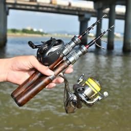 FISHINGFANS MQC Telescopic Travel Rod 5' 6' L ML Trout Cypress Handle Light Small Bait Perch Fishing Rod