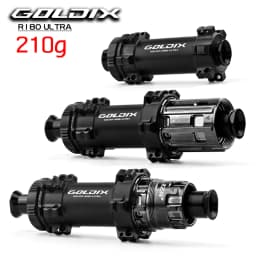 GOLDIX R180ULTRA Ultralight Road Bike Hub 210g 24H 30T Ratchet TPI Bearings Center Lock Disc Brake HG XDR Freehub Thru Axle Hubs