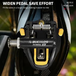 BUCKLOS Bicycle Self-locking Pedal for Spd Sl System Road Bike Pedal High Strength Road Bicycle Clipless Pedals for SHIMANO