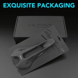 Ullicyc Ultralight Carbon Saddle, 3K Weave, Oval 7*9mm Rail, 242*122mm, Raw Finish Road Bike Seat, Sillin De Carbono