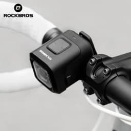 ROCKBROS Bike Horn Light IPX6 Rainproof Type-C Charging 2300mAh Headlight Illuminate Warn Two-in-One Electronic Horn Front Light