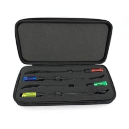 Hirisi B2032 Carp Fishing LED Swinger Drop Off Indicator Metals Soft Pole LED Light Bite Detection for Carp Coarse Fishing