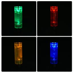 Hirisi B2032 Carp Fishing LED Swinger Drop Off Indicator Metals Soft Pole LED Light Bite Detection for Carp Coarse Fishing