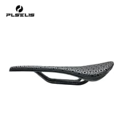 Plselis Full Carbon Bicycle Saddle Lightweight 170g Shock Absorption Ergonomic Design Bike Seat Cushion for Comfortable Riding