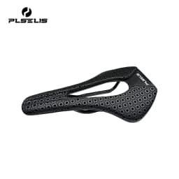 Plselis Full Carbon Bicycle Saddle Lightweight 170g Shock Absorption Ergonomic Design Bike Seat Cushion for Comfortable Riding