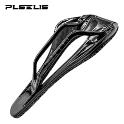 Plselis Full Carbon Bicycle Saddle Lightweight 170g Shock Absorption Ergonomic Design Bike Seat Cushion for Comfortable Riding